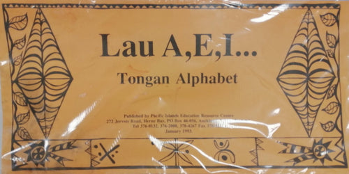 Lau A, E, I... Tongan Alphabet