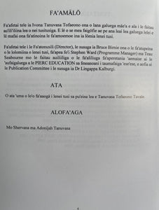 O le Si'osi'omaga (bilingual Samoan-English) by Tanuvasa Tofaeono Tavale